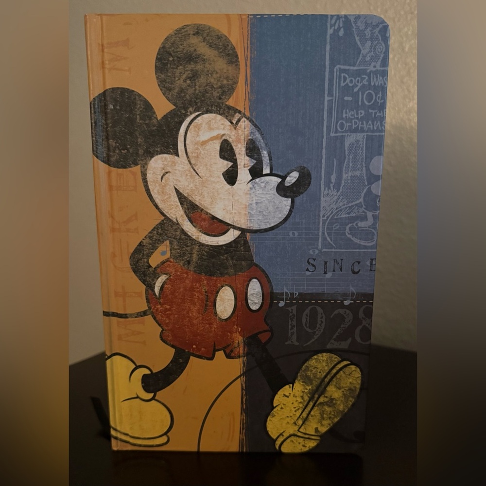 📖 Disney Mickey Mouse Deluxe Vintage Journal | Hardbound  Notebook